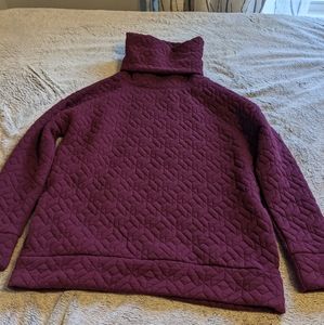 GapFit Turtleneck Quilted Pullover
